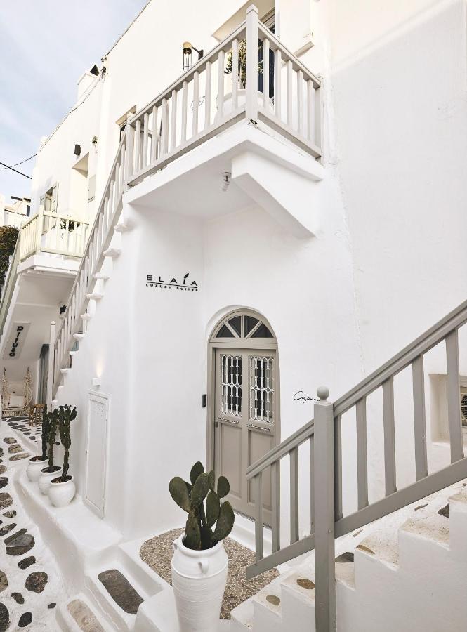 Elaia Luxury Suites Mykonos Mykonos Town Eksteriør bilde