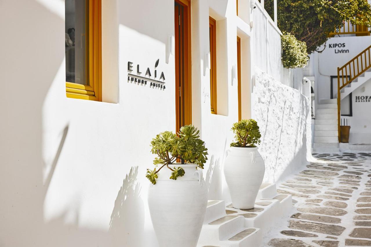 Elaia Luxury Suites Mykonos Mykonos Town Eksteriør bilde