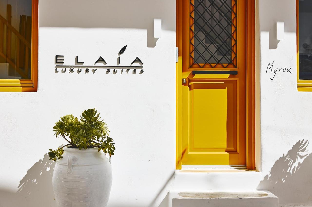 Elaia Luxury Suites Mykonos Mykonos Town Eksteriør bilde