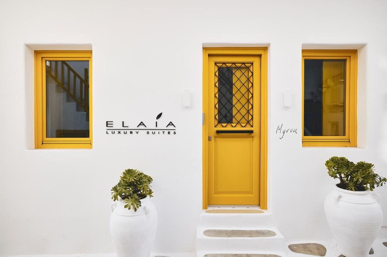 Elaia Luxury Suites Mykonos Mykonos Town Eksteriør bilde