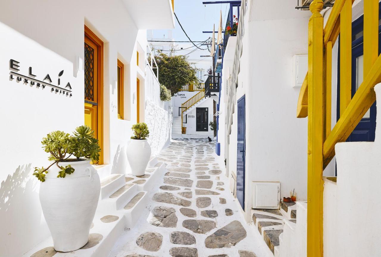 Elaia Luxury Suites Mykonos Mykonos Town Eksteriør bilde