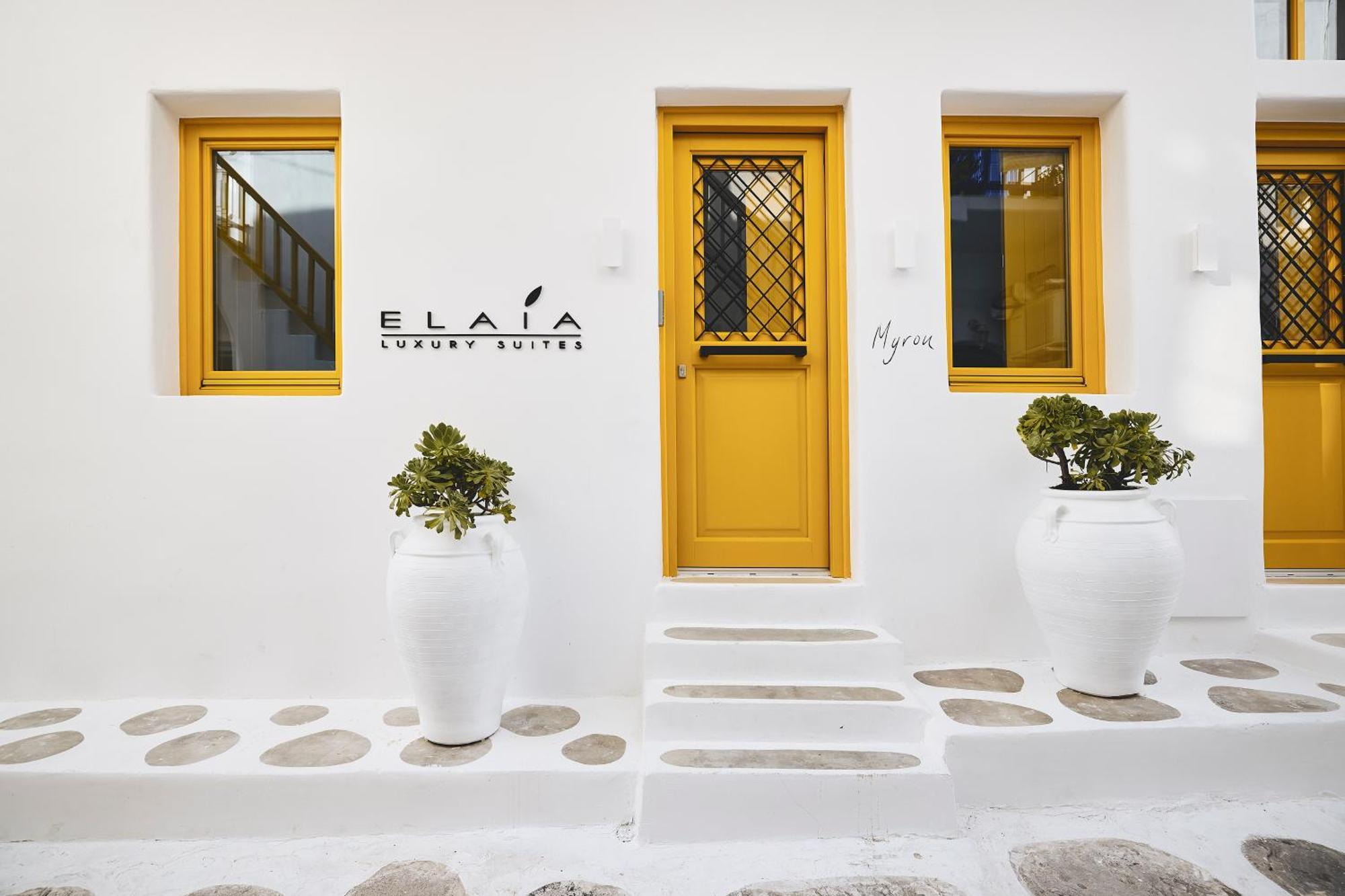Elaia Luxury Suites Mykonos Mykonos Town Eksteriør bilde